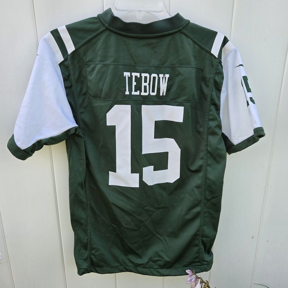 Nike New York Jets Football NFL Jersey #15 Tim Tebow YOUTH Size Large 14/16